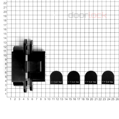 Петля скрытая CEMOM ESTETIC A602 M 3D 9005