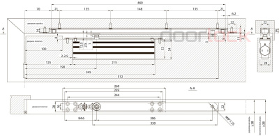 Дверной доводчик DOORLOCK DL710ITS усилие 3