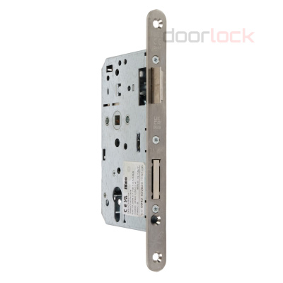 Замок дверной огнестойкий DL 1769/B/65mm/SS/L, антипаник, нержавеющая сталь