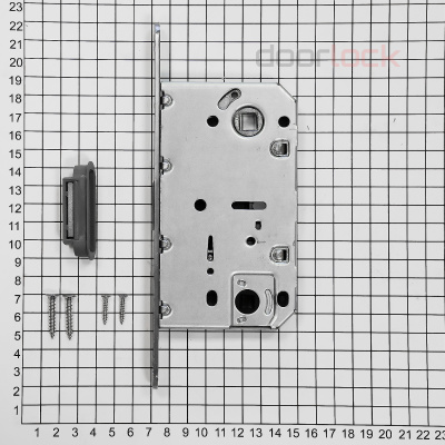 Замок дверной магнитный Doorlock DL452M/WC/50/96/18/SCr, межкомнатный, матовый хром
