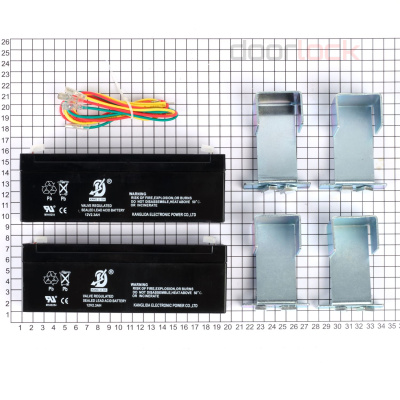 Автоматическая раздвижная дверь DLA210SL створки до 2х180кг, с эл/м замком, аккумулятором, программатором (без створок)