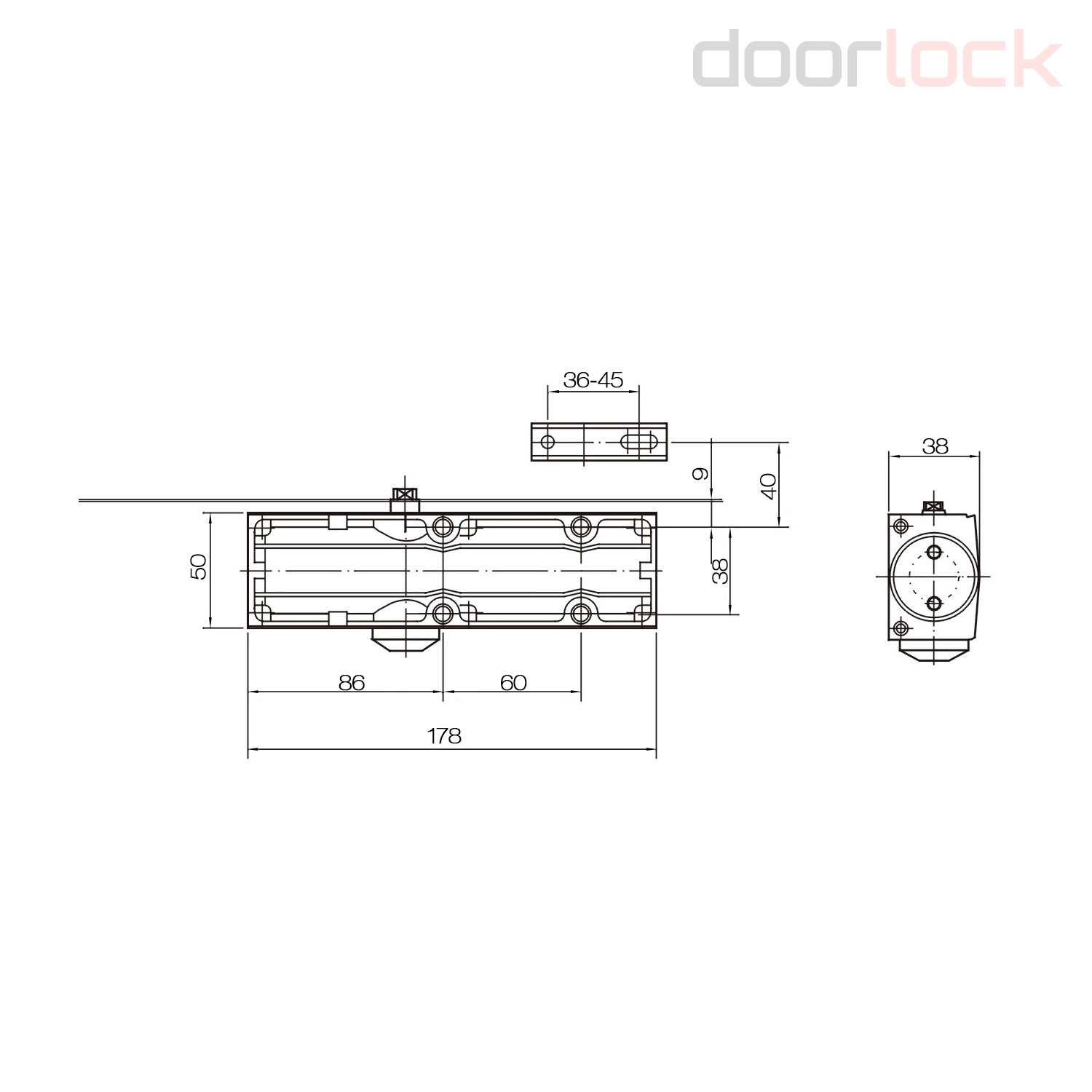 Доводчик DOORLOCK 100 – купить в Дорлок