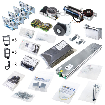 Электронномеханический блок GEZE ECdrive T2 KIT, створки до 2х140кг