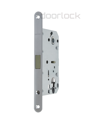 Замок дверной магнитный Doorlock DL451M/С/50/85/18/SCr, цилиндровый, матовый хром